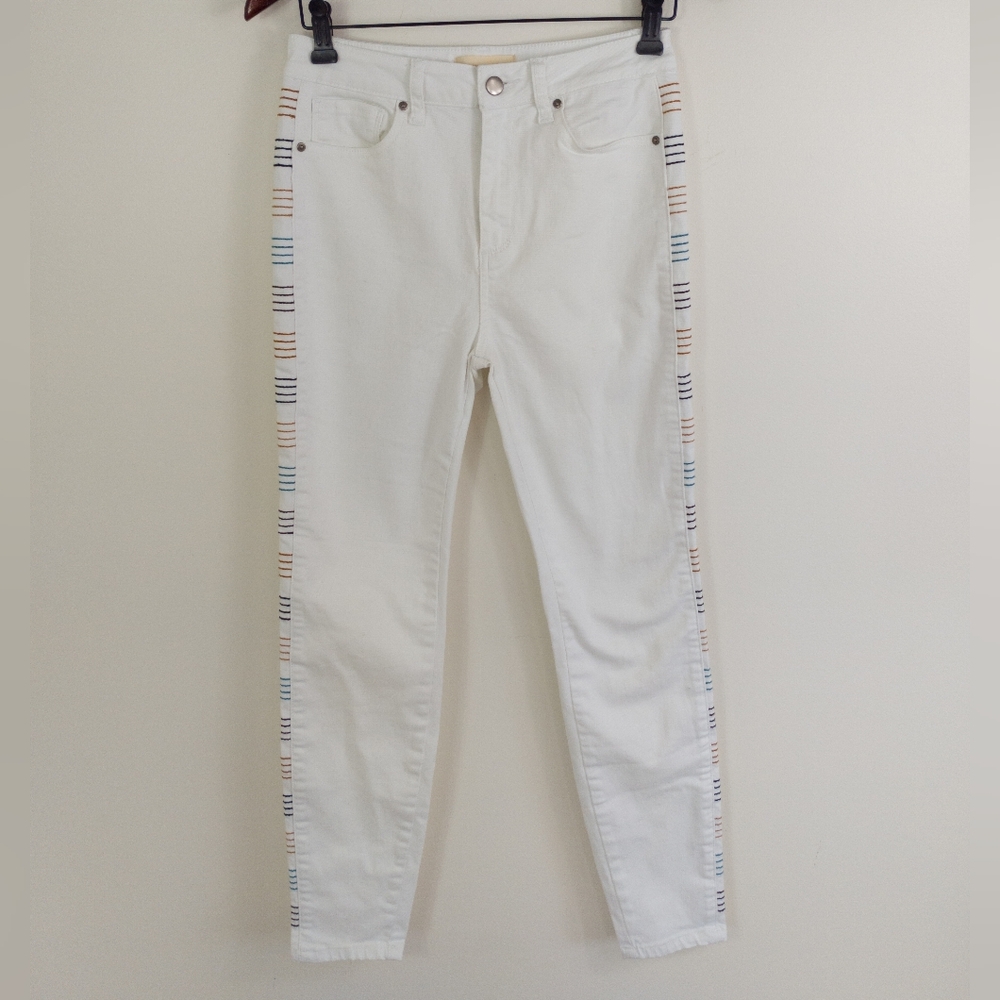 Jak & Rae Gabee High Rise Skinny Ankle Jeans White Size 27
